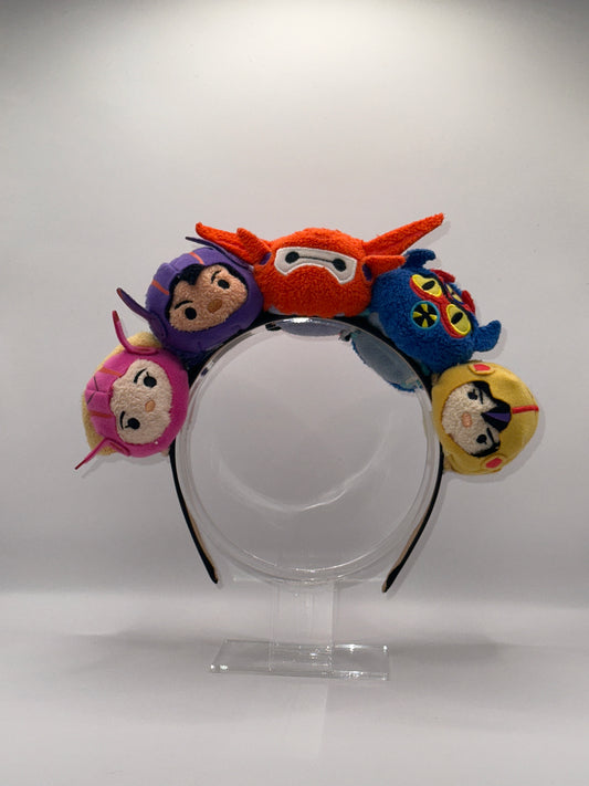 Big Hero 6 Inspired Tsum Tsum Headband with Five Plush