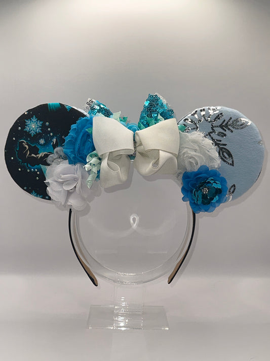 Frozen Inspired Flower Crown Headband